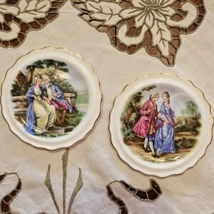 Set of two Royal Grafton miniature plates.